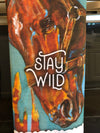 Stay Wild – Bucking Horse Tea Towel