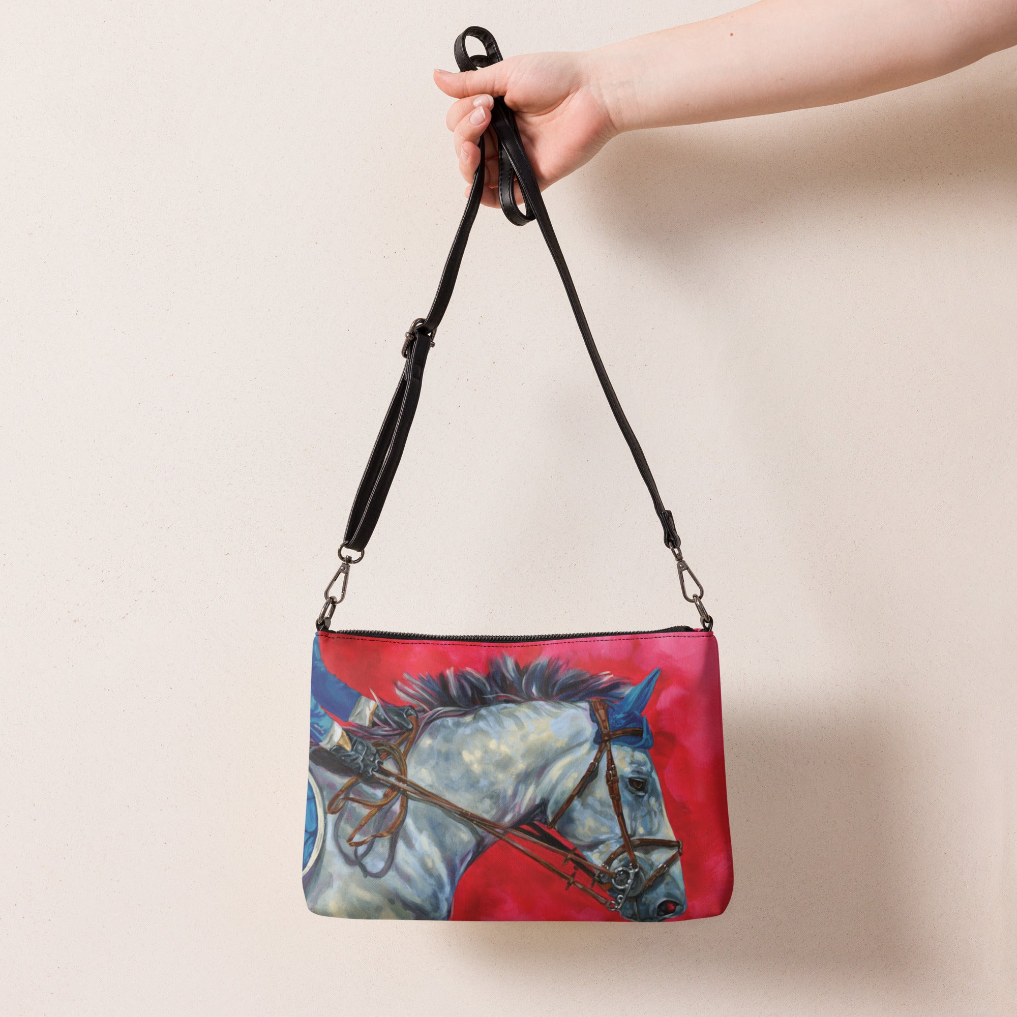 Purse - crossbody bag - Pink Jumper – Moonlit Mare