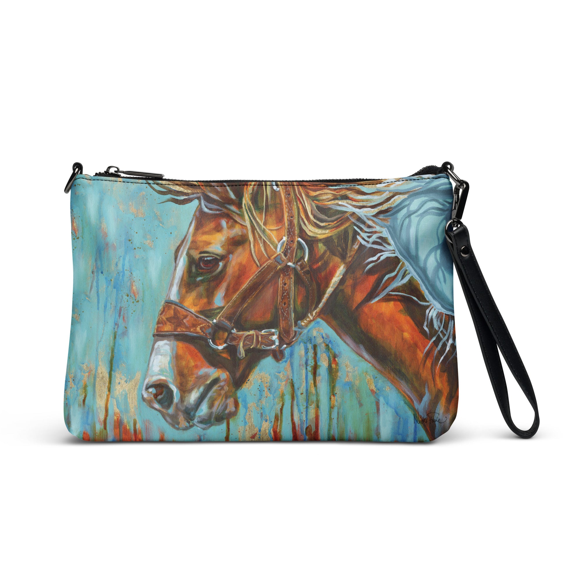 Purse - crossbody bag - Wild Ride Bronc Horse – Moonlit Mare