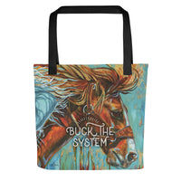 15x15 Tote bag - Buck the System