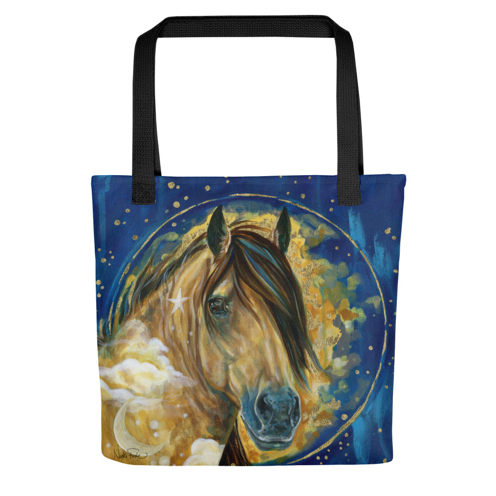 15x15 Tote bag - Moonlit Mare