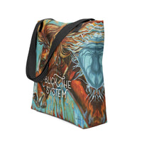 15x15 Tote bag - Buck the System