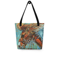15x15 Tote bag - Buck the System
