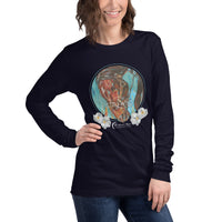 Stay Wild - Unisex Long Sleeve Tee in navy