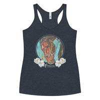 Stay Wild - Women's Racerback Tank in Navy