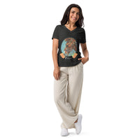 Buck the System - Women’s relaxed v-neck t-shirt